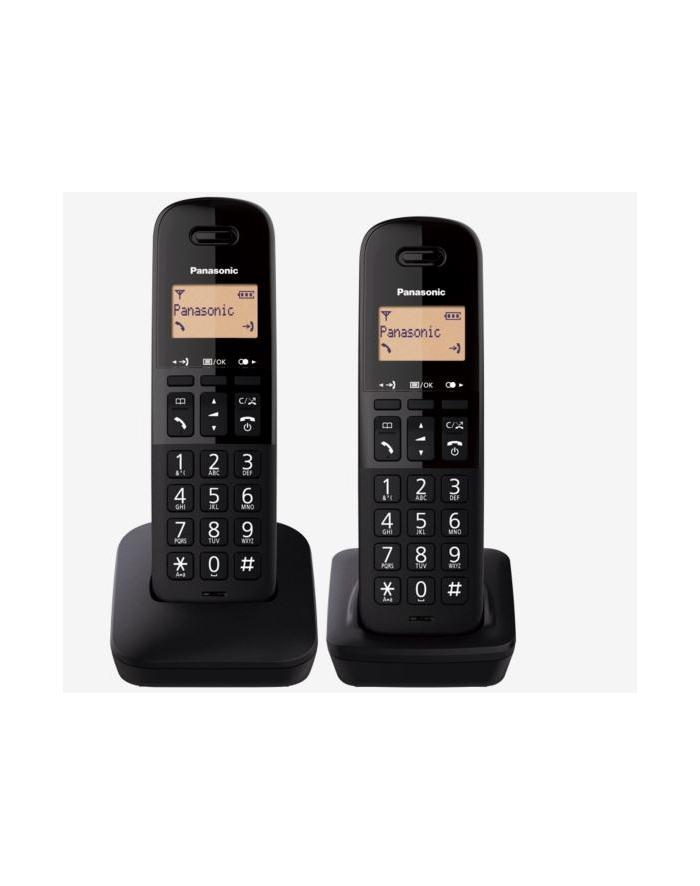 panasonic Telefon KX-TGB612 Dect Black Duo główny