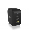 icy box ICYBOX IB-PS103-PD Wall charger with 3 interfaces and Power Delivery - nr 1