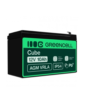 GREEN CELL Battery AGM 12V 10Ah