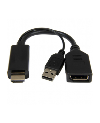 GEMBIRD A-HDMIM-DPF-01 Aktywny adapter 4K HDMI na DisplayPort czarny