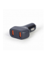 GEMBIRD TA-U2QC3-CAR-01 Samochodowa ładowarka 2xUSB QC3.0 36W czarna - nr 6