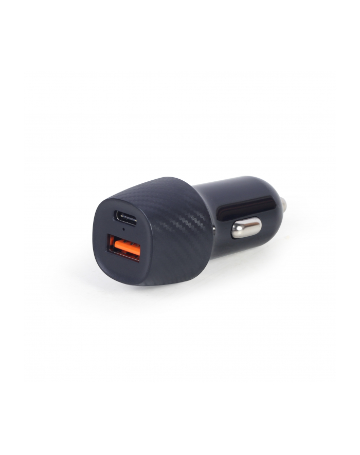 GEMBIRD EG-U2C2A-CAR-02 2-port USB car charger 2.1 A Kolor: CZARNY główny