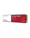 western digital WD Red SSD SN700 NVMe 250GB M.2 2280 PCIe Gen3 8Gb/s internal drive for NAS devices - nr 25