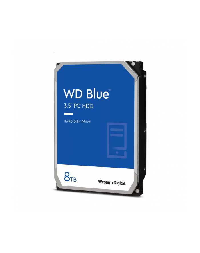 western digital WD Blue 8TB SATA 6Gb/s HDD internal 3.5inch serial ATA 128MB cache 5640 RPM RoHS compliant Bulk główny