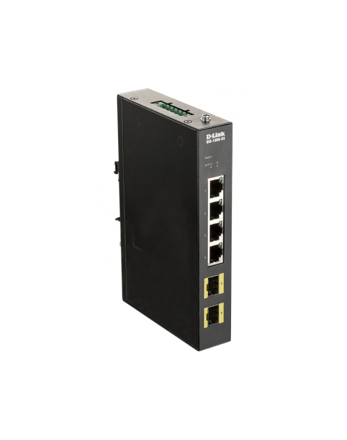 D-LINK Industrial Gigabit Unmanaged Switch 4 Ports Gigabit + 2 Ports SFP główny
