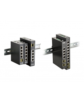 D-LINK Industrial Gigabit Unmanaged Switch 4 Ports Gigabit + 2 Ports SFP