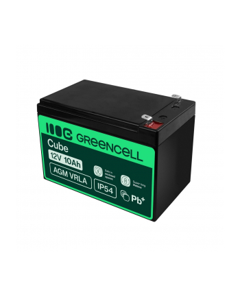 GREEN CELL Battery AGM 12V 10Ah