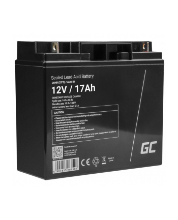GREEN CELL Battery AGM 12V 17Ah