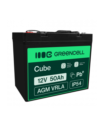 GREEN CELL AGM 12V 50Ah VRLA Battery Gel deep cycle