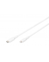 DIGITUS USB charger/data cable Lightning - USB-C M/M 1.0m metal PVC MFI CE bl - nr 10