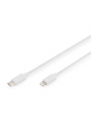 DIGITUS USB charger/data cable Lightning - USB-C M/M 1.0m metal PVC MFI CE bl - nr 15