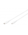 DIGITUS USB charger/data cable Lightning - USB-C M/M 1.0m metal PVC MFI CE bl - nr 20