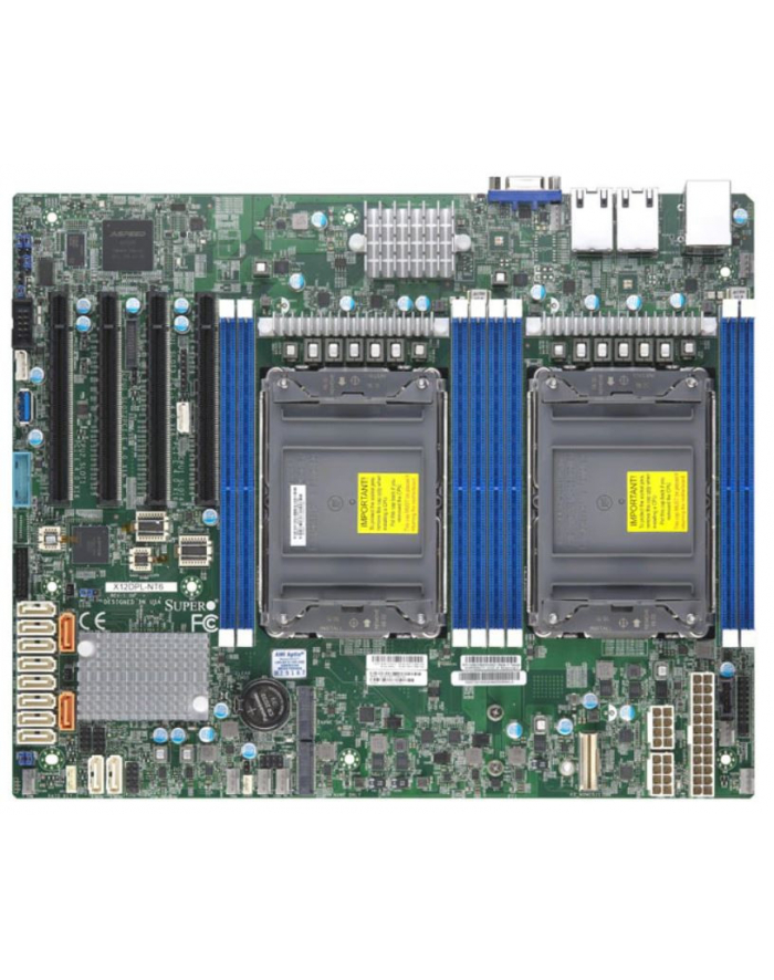 super micro computer SUPERMICRO Motherboard X12DPL-NT ICX mainstream DP MB with Intel X550 AST2600 LGA-4189 główny