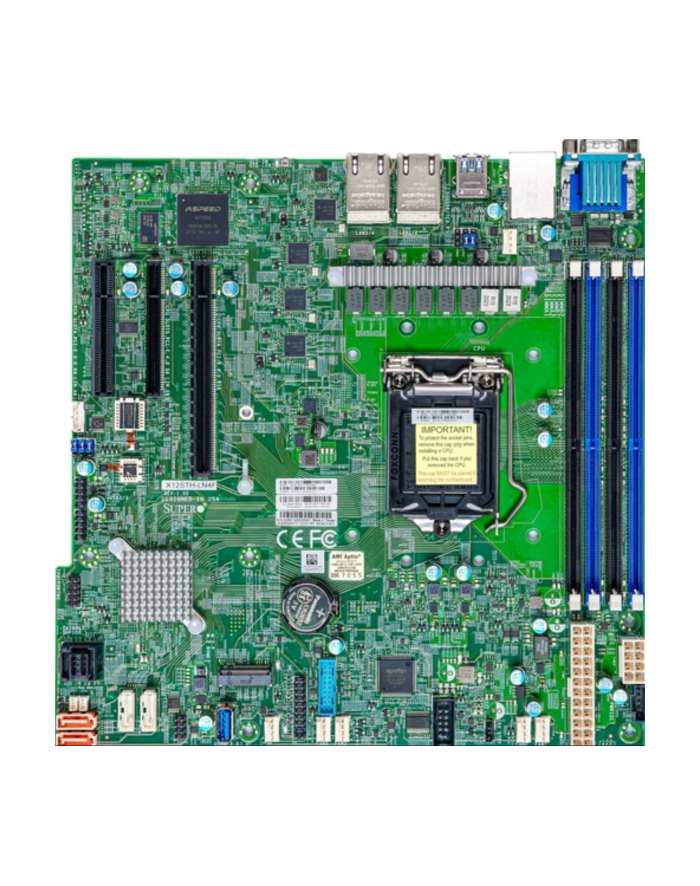 super micro computer SUPERMICRO Motherboard Intel Xeon-E 2300 Rocket Lake- E /PentiumCPU Socket H5 główny