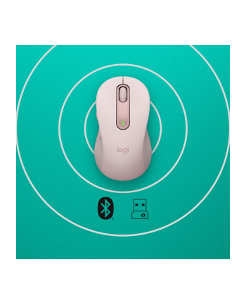 LOGITECH Signature M650 L Wireless Mouse - ROSE - EMEA