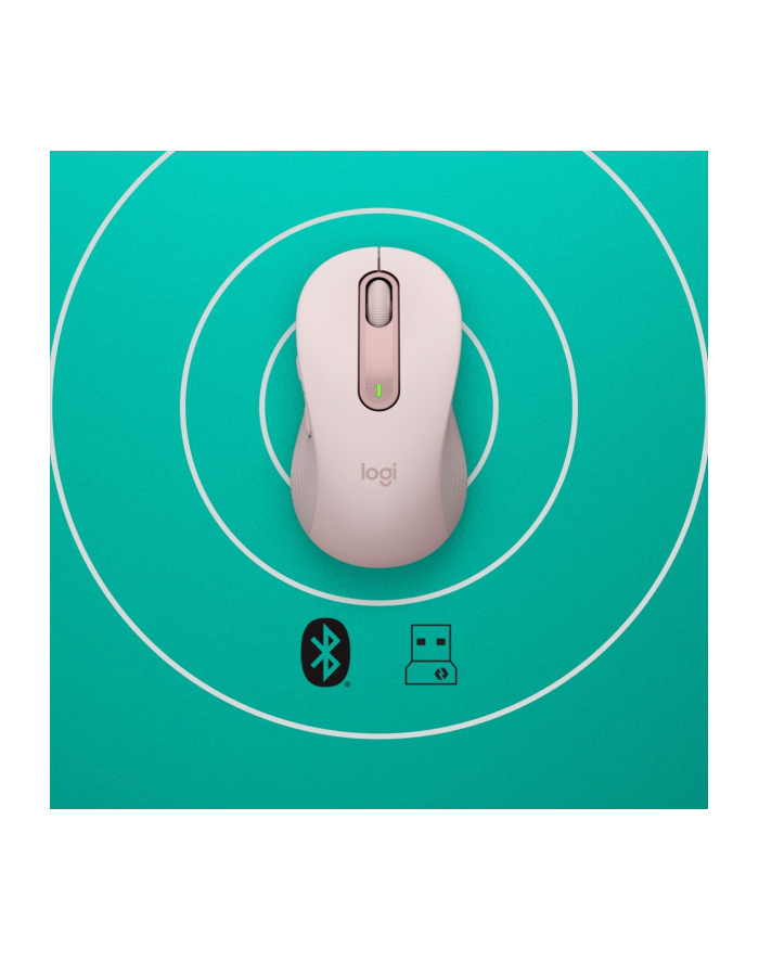 LOGITECH Signature M650 L Wireless Mouse - ROSE - EMEA główny
