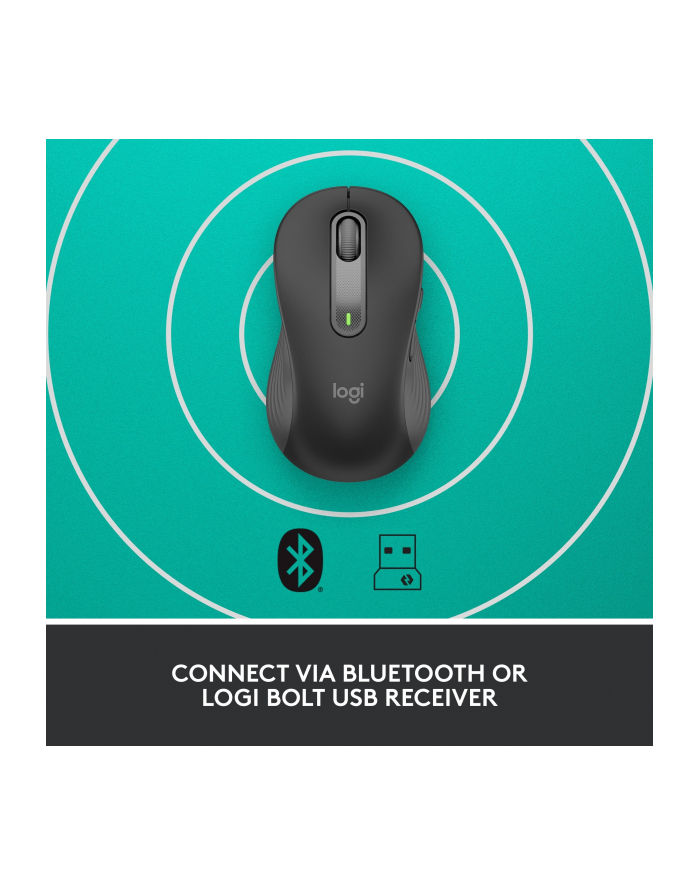 LOGITECH Signature M650 L Wireless Mouse - GRAPHITE - EMEA główny