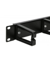 EXTRALINK organizer kabli 1U czarny plastikowe wsporniki - nr 10