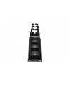 EXTRALINK organizer kabli 1U czarny plastikowe wsporniki - nr 4