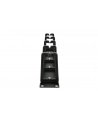 EXTRALINK organizer kabli 1U czarny plastikowe wsporniki - nr 9