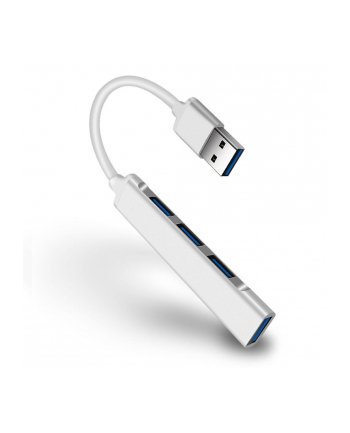 IBOX IUH3FAS Hub USB3.0 + USB 2.0 Silver