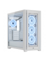CORSAIR iCUE 5000X RGB QL Edition Tempered Glass Mid-Tower Smart Case White - nr 10