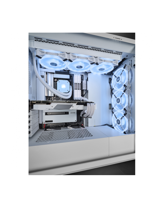 CORSAIR iCUE 5000X RGB QL Edition Tempered Glass Mid-Tower Smart Case White główny