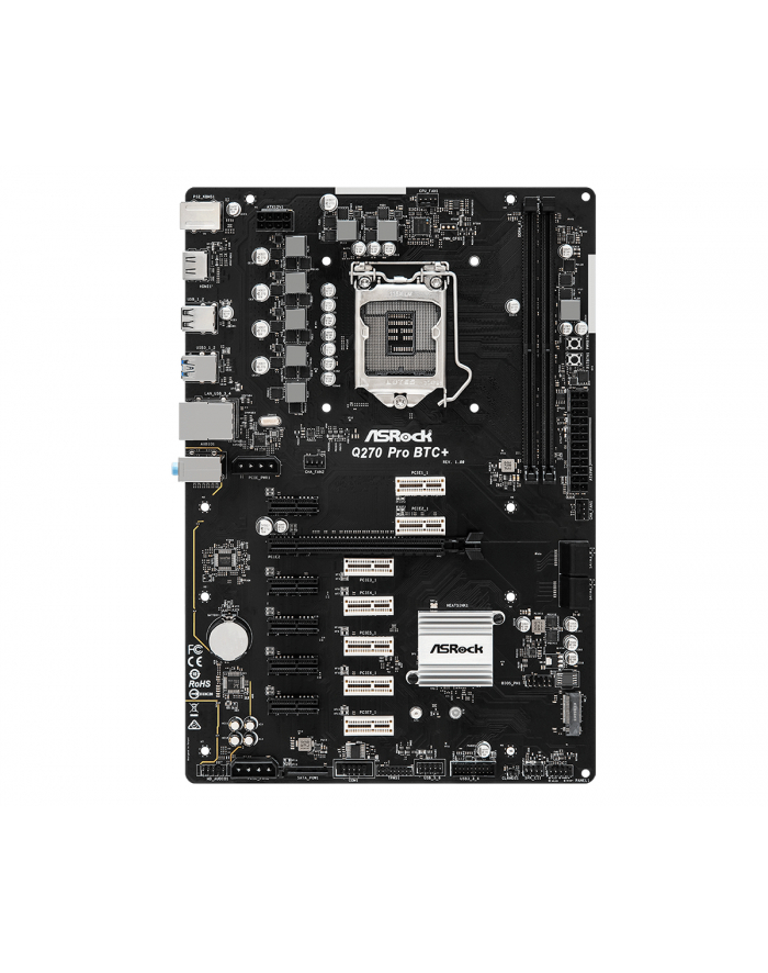 ASROCK Q270 PRO BTC+ LGA 1151 12x PCI-e 3.0 główny