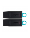 KINGSTON 64GB USB3.2 Gen 1 DataTraveler Exodia Black+Teal 2 Pieces - nr 12