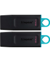 KINGSTON 64GB USB3.2 Gen 1 DataTraveler Exodia Black+Teal 2 Pieces - nr 20