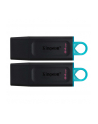 KINGSTON 64GB USB3.2 Gen 1 DataTraveler Exodia Black+Teal 2 Pieces - nr 3