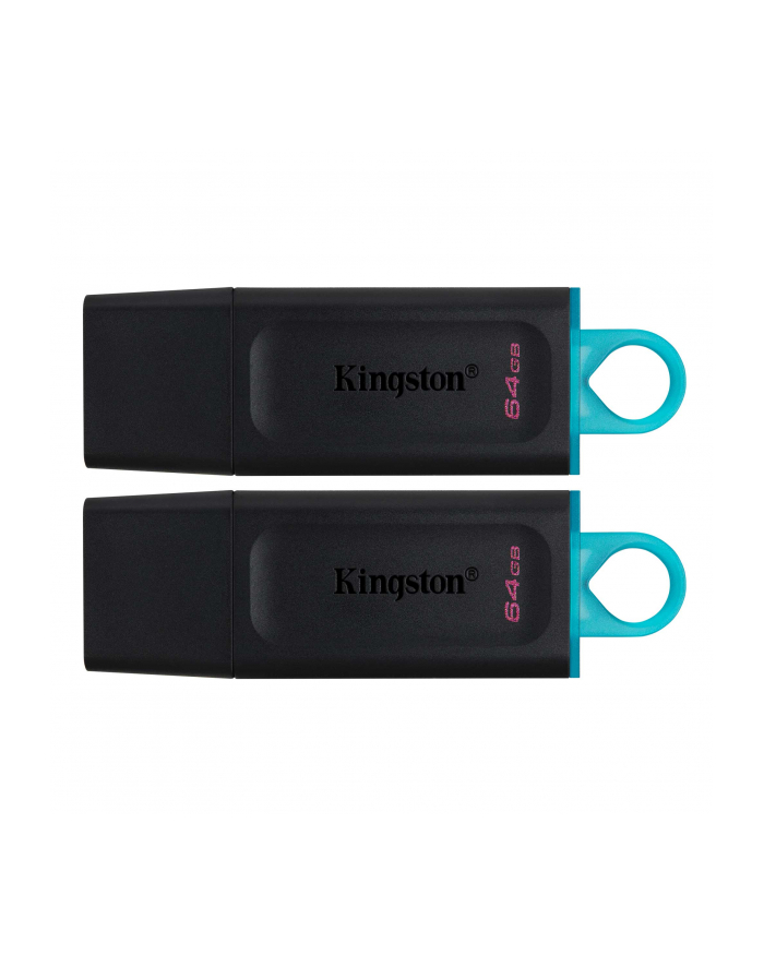 KINGSTON 64GB USB3.2 Gen 1 DataTraveler Exodia Black+Teal 2 Pieces główny