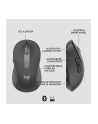 logitech Mysz bezprzewodowa Signature M650 L grafitowy - nr 65