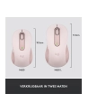 logitech Mysz bezprzewodowa Signature M650 L różowy  910-006237 - nr 38