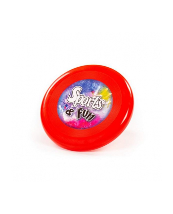 Polesie 89977 Dysk frisbee średnica 225mm czerwony