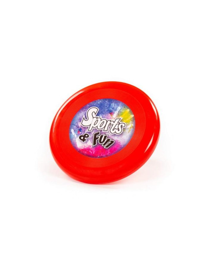 Polesie 89977 Dysk frisbee średnica 225mm czerwony główny