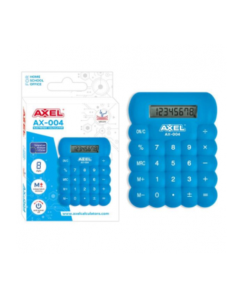 Kalkulator AXEL AX-004 niebieski silikonowy STARPAK 457667