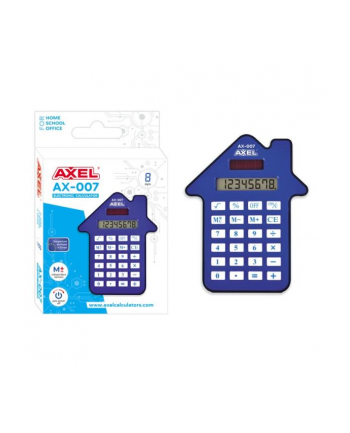 Kalkulator AXEL AX-007 niebieski STARPAK 457669