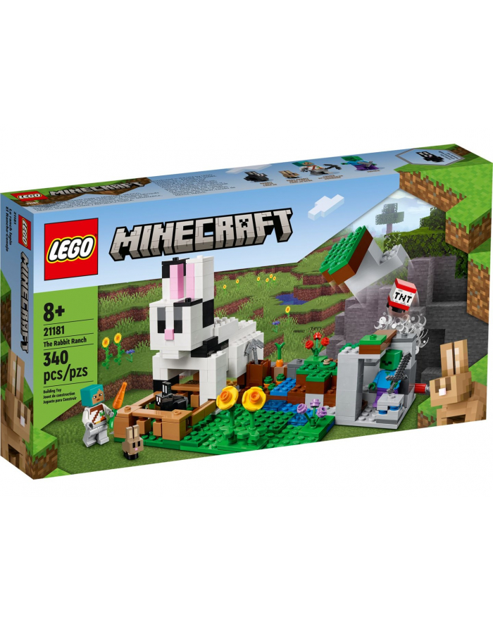 LEGO 21181 MINECRAFT 2022 Królicza farma p3 główny