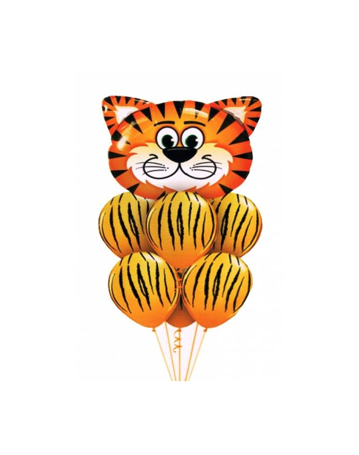 mk trade Zestaw balonów Tygrys 30-70 cm 7 szt. BCS-624 główny
