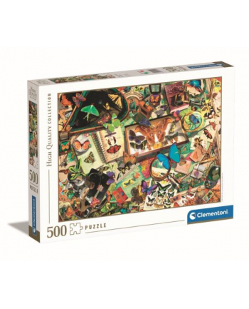 Clementoni Puzzle 500el Motyle. Butterfly Collection 35125