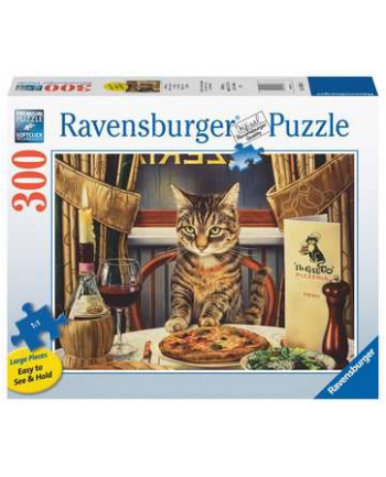 Puzzle 300el Kolacja w pojedynkę 169368 RAVENSBURGER nr 1