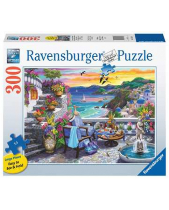 Puzzle 300el Zachód słońca nad Santorini 171309 RAVENSBURGER nr 1