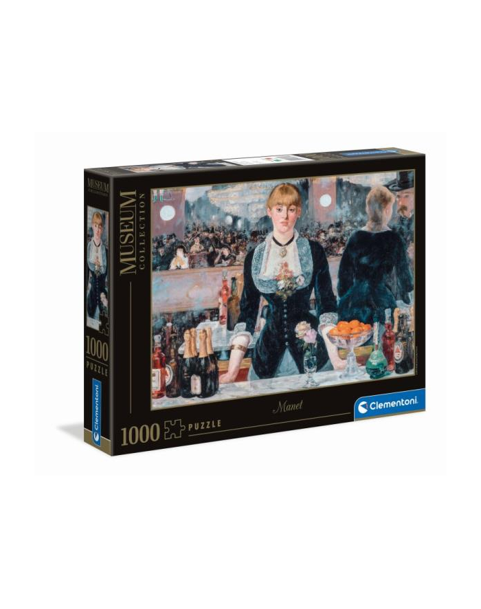 Clementoni Puzzle 1000el Muzeum Manet Bar Folies-BergreJatte 39661 główny