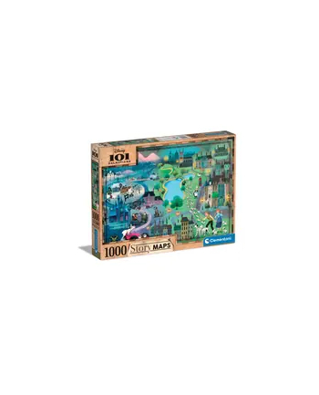 Clementoni Puzzle 1000el 101 Dalmatyńczyków. Disney 39665