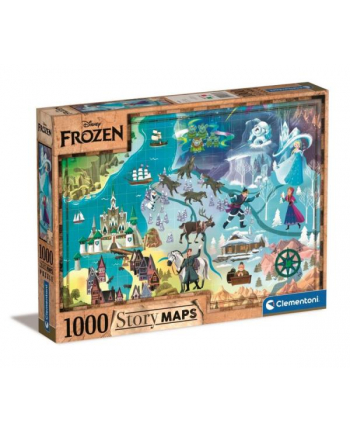 Clementoni Puzzle 1000el Kraina Lodu. Frozen. 39666