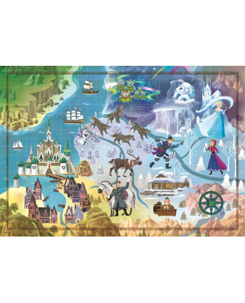 Clementoni Puzzle 1000el Kraina Lodu. Frozen. 39666 nr 1