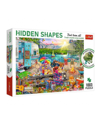 Puzzle 1000el Wycieczka kamperem. Ukryte kształty. 10677 Trefl