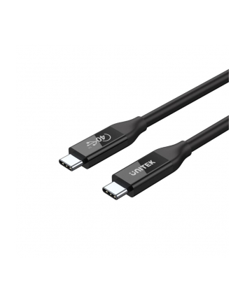 UNITEK C14100BK-0.8M Cable USB-C 4.0 PD 100W 40Gbps 8K 0.8m