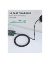 aukey CB-CC3 OEM nylonowy kabel Quick Charge USB C - USB C | 3m | 5Gbps | 60W PD | 20V - nr 7